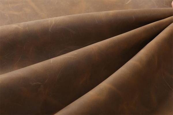 cow crust finished leather for footwear